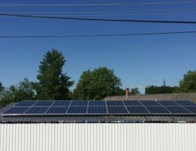 5 kWp napelemes rendszer a zalaszentgróti Farkas Kőfaragó telephelyén